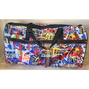 Lucas graffiti travel bag gym bag luggage Hip Hop Large‎ 28" Duffel Bag
